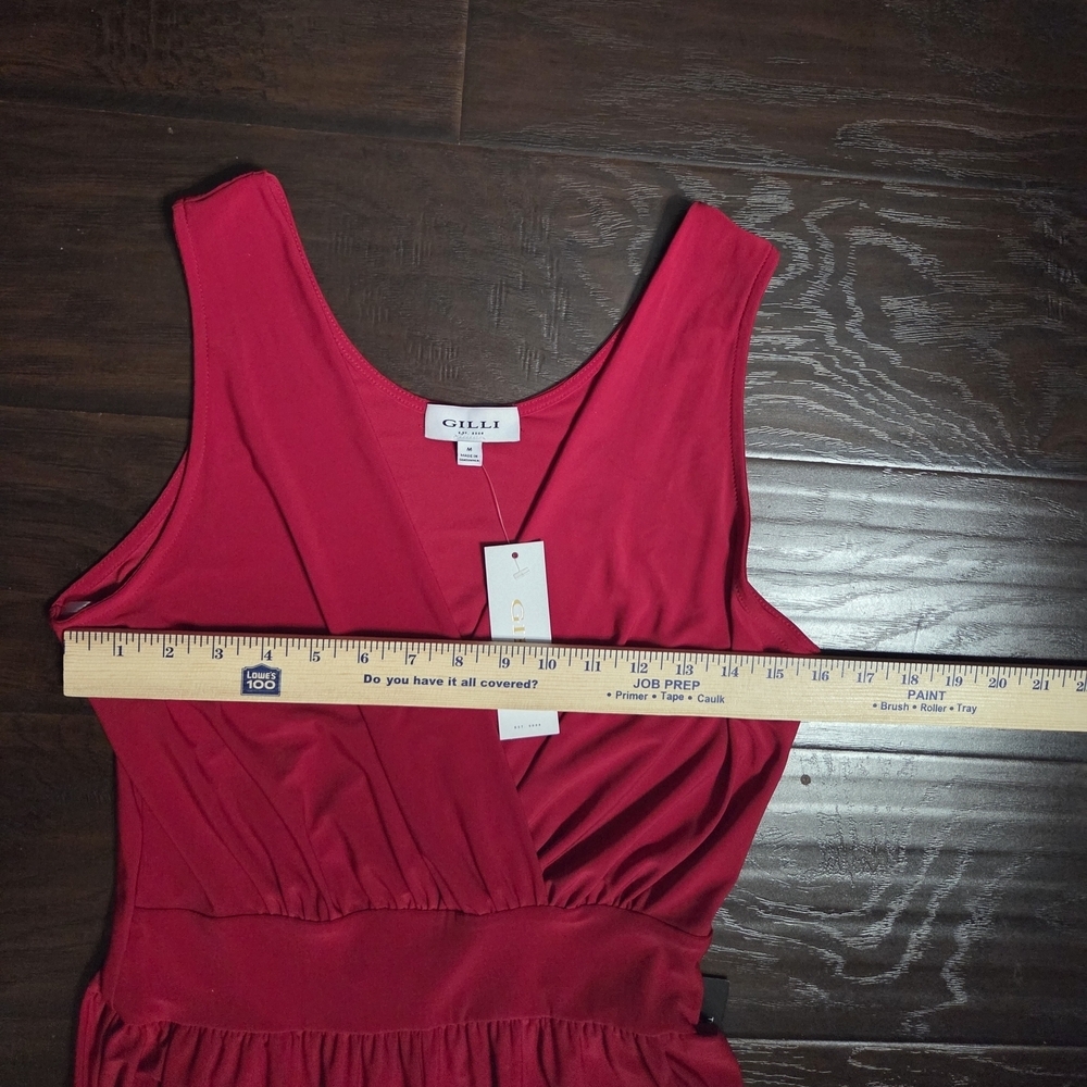 Gilli New Vibrant Red Jumpsuit Size M - Picture 9 of 11